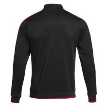 Joma Pullover Olimpiada Sweatshirt (Half-Zip, 100% Polyester) black/red Men's