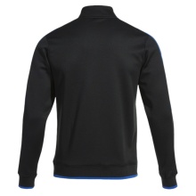 Joma Pullover Olimpiada Sweatshirt (Half-Zip, 100% Polyester) black/royal blue Men's