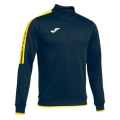 Joma Pullover Olimpiada Sweatshirt (Half-Zip, 100% Polyester) navy blue/yellow Men's