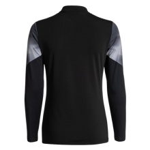 Joma Elite XI Long Sleeve Running Shirt (Sweatshirt, Half-Zip) black/anthracite grey ladies