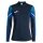 Joma Elite XI Running Long Sleeve Shirt (Sweatshirt, Half-Zip) navy blue/fluorescent green ladies