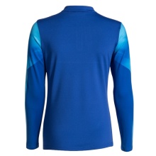 Joma Elite XI Long Sleeve Running Shirt (Sweatshirt, Half-Zip) royal blue/white Ladies