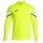 Joma Elite XI Long Sleeve Running Shirt (Sweatshirt, Half-Zip) Fluorescent Yellow/Black Men's