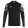 Joma Elite XI Long Sleeve Running Shirt (Sweatshirt, Half-Zip) black/anthracite grey men's