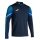 Joma Elite XI Long Sleeve Running Shirt (Sweatshirt, Half-Zip) navy blue/fluorescent green men's