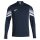 Joma Elite XI Long Sleeve Running Shirt (Sweatshirt, Half-Zip) navy blue/white Men's