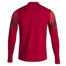 Joma Elite XI Long Sleeve Running Shirt (Sweatshirt, Half-Zip) red/white Men's