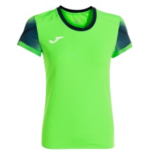 Joma Elite XI Running Shirt (quick-drying, breathable) fluorescent green/navy blue Ladies