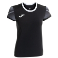 Joma Elite XI Running Shirt (quick-drying, breathable) black/anthracite grey Ladies