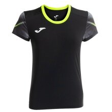 Joma Elite XI Running Shirt (quick-drying, breathable) black/neon yellow Ladies