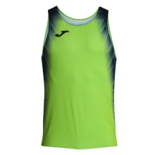 Joma Running Tank Top Elite XI (sleeveless) fluorescent green/navy blue men's