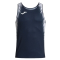 Joma Running Tank Top Elite XI (sleeveless) navy blue/white men's