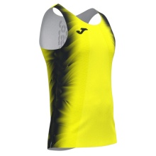 Joma Running Tank Top Elite XI (sleeveless) fluorescent yellow/navy blue ladies