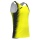 Joma Running Tank Top Elite XI (sleeveless) fluorescent yellow/navy blue ladies