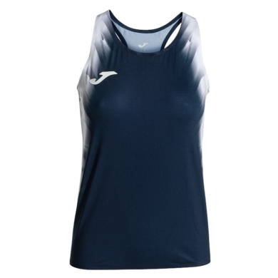 Joma Running Tank Top Elite XI (sleeveless) navy blue/white Ladies