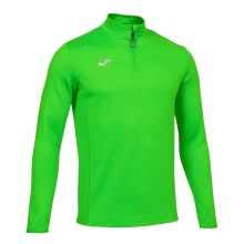 Joma Pullover Running Night Sweatshirt (Half-Zip) fluoro green Men's