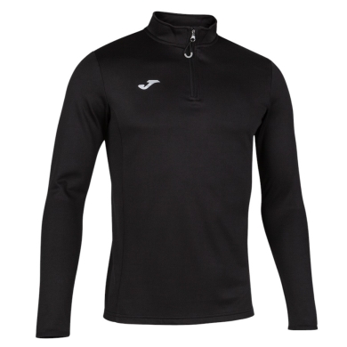 Joma Pullover Running Night Sweatshirt (Half-Zip) black men's