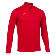 Joma Pullover Running Night Sweatshirt (Half-Zip) red Men's