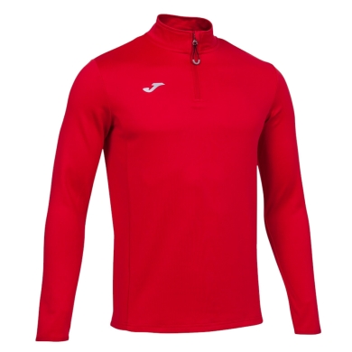 Joma Pullover Running Night Sweatshirt (Half-Zip) red Men's