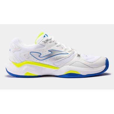 Joma Tennis Shoes Master 1000 Clay/Sand Court White/Blue/Yellow Men