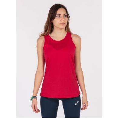 Joma Sport Tank Top Oasis (100% Cotton) red Ladies