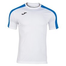 Joma Sport T-shirt Academy (100% Polyester) white/royal blue men's