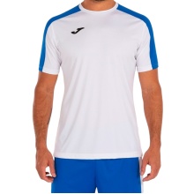 Joma Sport T-shirt Academy (100% Polyester) white/royal blue men's