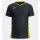 Joma Sport T-Shirt Short Sleeve Court (V-Neck) black/yellow Men's