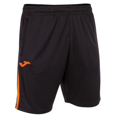 Joma Sports Shorts Bermuda Championship VII (100% Polyester) short black/orange Men