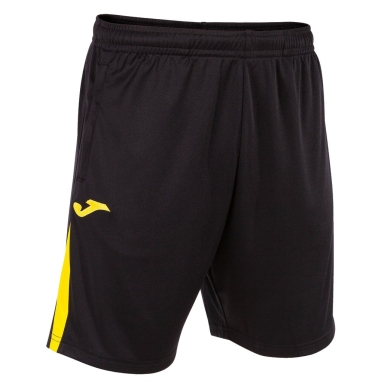 Joma Sports Shorts Bermuda Championship VII (100% Polyester) short black/yellow Men