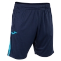 Joma Sports Shorts Bermuda Championship VII (100% Polyester) short navy blue/turquoise Men