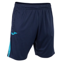 Joma Sports Shorts Bermuda Championship VII (100% Polyester) short navy blue/turquoise Men