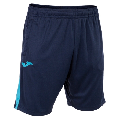 Joma Sports Shorts Bermuda Championship VII (100% Polyester) short navy blue/turquoise Men