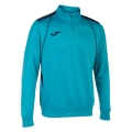 Joma Pullover Championship VII Sweatshirt (Half-Zip, Fleece Lining) turquoise/navy Men