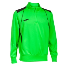 Joma Pullover Championship VII Sweatshirt (Half-Zip, Fleece Lining) Neon Green Men