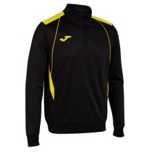 Joma Pullover Championship VII Sweatshirt (Half-Zip, Fleece Lining) black/yellow Men