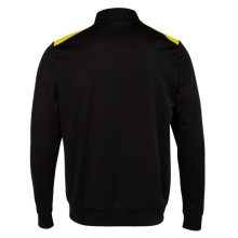 Joma Pullover Championship VII Sweatshirt (Half-Zip, Fleece Lining) black/yellow Men