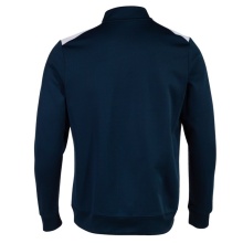 Joma Pullover Championship VII Sweatshirt (Half-Zip, Fleece Lining) navy blue/white Men