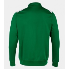 Joma Pullover Championship VII Sweatshirt (Half-Zip, Fleece Lining) Green/White Men