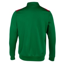 Joma Pullover Championship VII Sweatshirt (Half-Zip, Fleece Lining) Green/Red Men