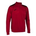 Joma Pullover Championship VII Sweatshirt (Half-Zip, Fleece Lining) red/black Men