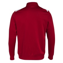 Joma Pullover Championship VII Sweatshirt (Half-Zip, Fleece Lining) red/white Men