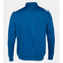 Joma Pullover Championship VII Sweatshirt (Half-Zip, Fleece Lining) royal blue/white Men