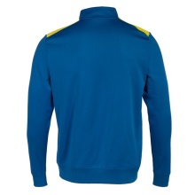 Joma Pullover Championship VII Sweatshirt (Half-Zip, Fleece Lining) royal blue/yellow Men