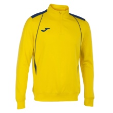 Joma Pullover Championship VII Sweatshirt (Half-Zip, Fleece Lining) yellow/navy Men