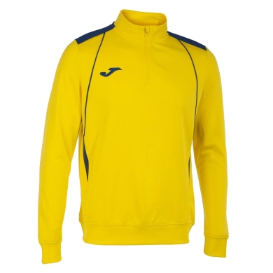 Joma Pullover Championship VII Sweatshirt (Half-Zip, Fleece Lining) yellow/navy Men