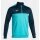 Joma Pullover Winner Sweatshirt (1/2 Zip, 100% Polyester) turquoise/navy Men