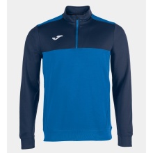 Joma Pullover Winner Sweatshirt (1/2 Zip, 100% Polyester) royal blue/navy blue Men