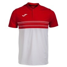 Joma Tennis Polo Smash (elastic, breathable) white/red men's