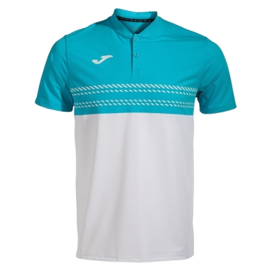 Joma Tennis Polo Smash (elastic, breathable) white/blue men's